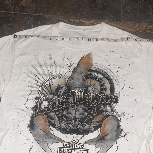 2012 Harley - Davidson Las Vegas Nevada T-shirt Size XL - Picture 7 of 8